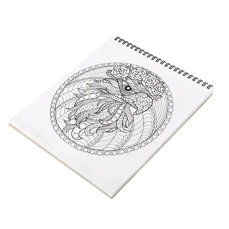 دفتر رنگ آمیزی ماندالا طرح حیوانات