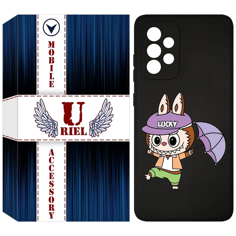 کاور یوریل قاب مدل KSH کد 125 طرح عروسک لبوبو مناسب برای گوشی موبایل سامسونگ Galaxy A33 5G