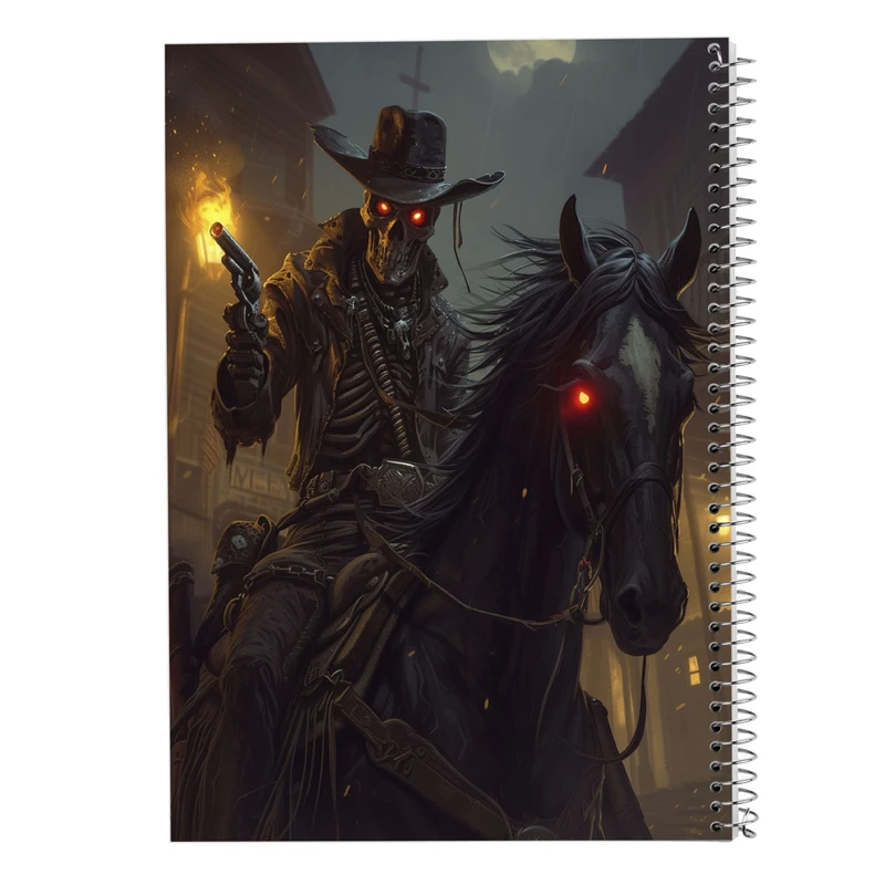 دفتر نت موسیقی 50 برگ مدوپد مدل رد دد red dead کد DF13502