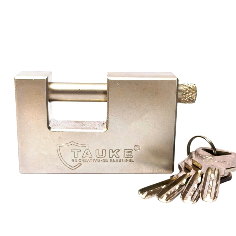 قفل کتابی مدل کلید ناودانی سایز 80 میلیمتر