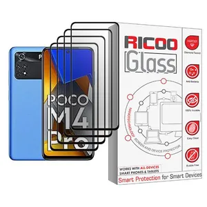 Ricoo Ricoo Glass MIX004 Screen Protector For Xiaomi Poco M4 Pro Pack Of 4