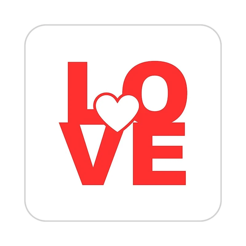 زیر لیوانی کاکتی طرح عاشقانه مدل mp39372