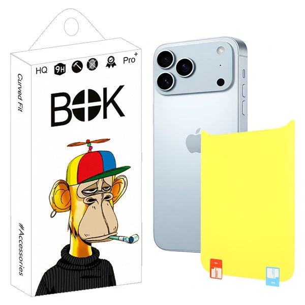 محافظ پشت گوشی بوک مدل TPU Endura مناسب برای گوشی موبایل اپل iPhone 17 Pro max