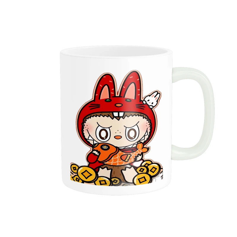 ماگ پاد آفرین مدل فانتزی طرح عروسک لبوبو Labubu ترند کد p10951