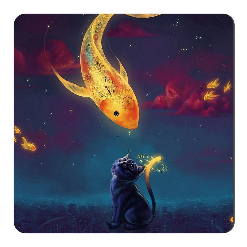مگنت طرح ماهی و گربه کد NIM1676