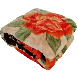  پتو نرمینه بافت مدل نگین کد N-7434 سایز 215×155 سانتی متر 