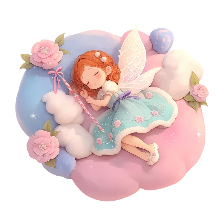 استیکر پارچه و لباس پاد آفرین مدل کارتونی بچگانه کیوت بامزه کد S5896