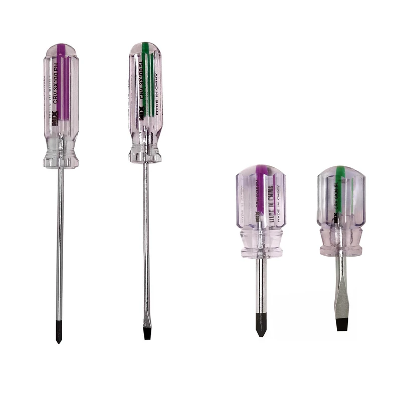 پیچ گوشتی میکس مدل ART-MIX-3x100-6x38PH-SL  مجموعه 4 عددی