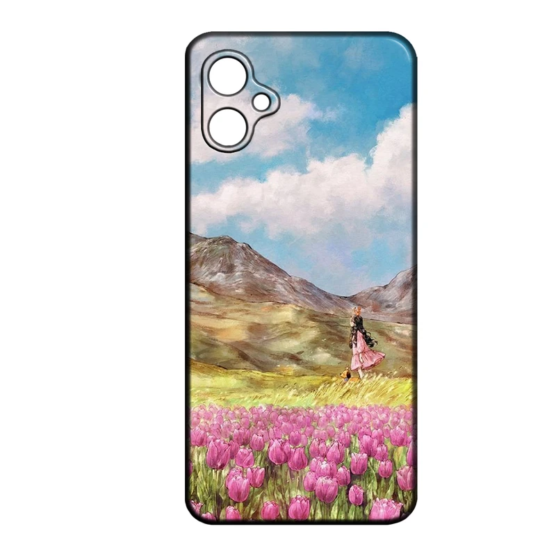 کاور طرح دخترانه کد 248 مناسب برای گوشی موبایل سامسونگ Galaxy A07