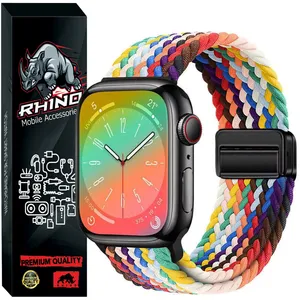 بند راینو مدل Braid Magnet مناسب برای اپل واچ سری SE/1/2/3/4/5/6/7/8/9 سایز 38/40/41mm