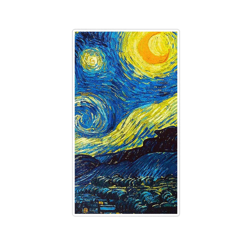  استیکر لپ تاپ ویندی دیزاین طرح ونگوگ مدل 1429