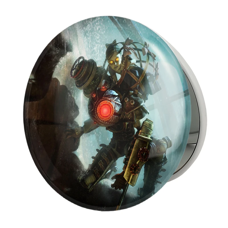 آینه جیبی خندالو طرح بازی بایوشاک (Bioshock) مدل تاشو کد 31329