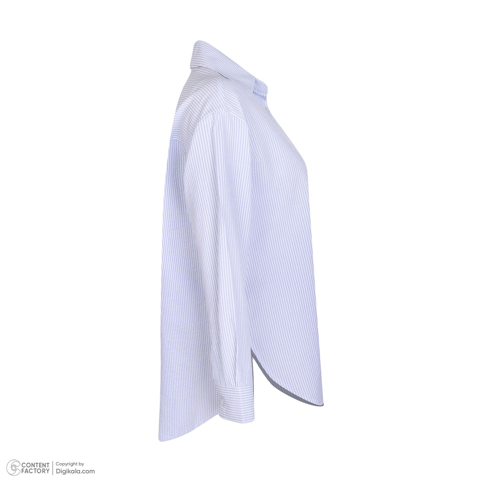 تونیک آستین بلند زنانه نیزل مدل 1248 رنگ آبی -  - 3