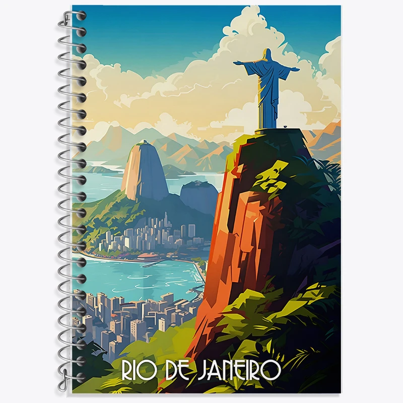 دفتر نت موسیقی 50 برگ خندالو طرح ریو دو ژانیرو (Rio De Janeiro) کد F6311