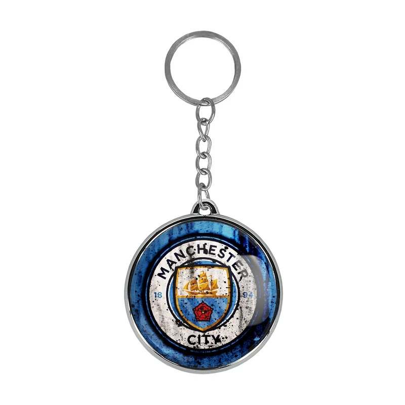 جاکلیدی خندالو طرح باشگاه منچستر سیتی مدل دوطرفه کد 2680626807