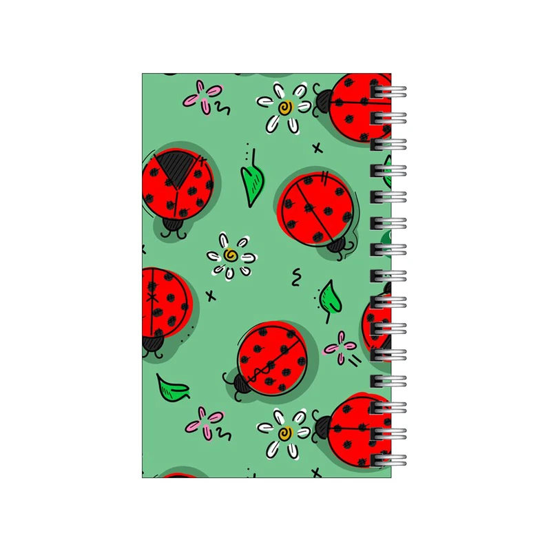 دفترچه یادداشت مدل to do list طرح کفش دوزک و گل کد 8200788