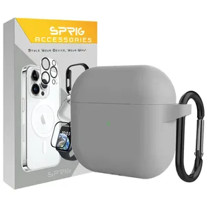 کاور اسپریگ مدل Silicone-SP مناسب برای کیس اپل AirPods 4