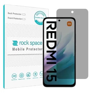 Rock space Resistant model privacy screen protector suitable for Xiaomi Redmi 15 4G mobile phone