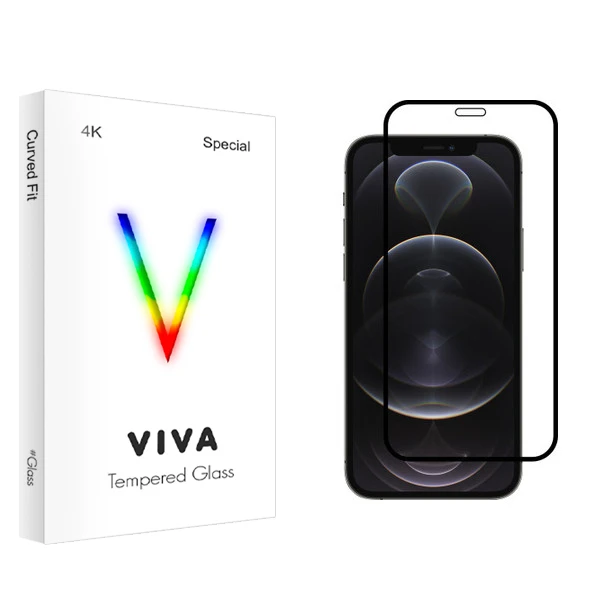 محافظ صفحه نمایش ویوا مدل 4K مناسب برای گوشی موبایل اپل iPhone 12