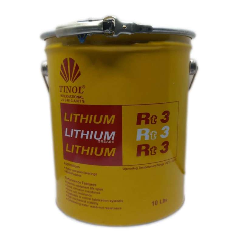 گریس نسوز تینول مدل لیتیوم RT3 وزن 4530 گرم