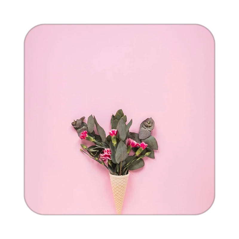 زیر لیوانی کاکتی طرح گل مدل mp18396