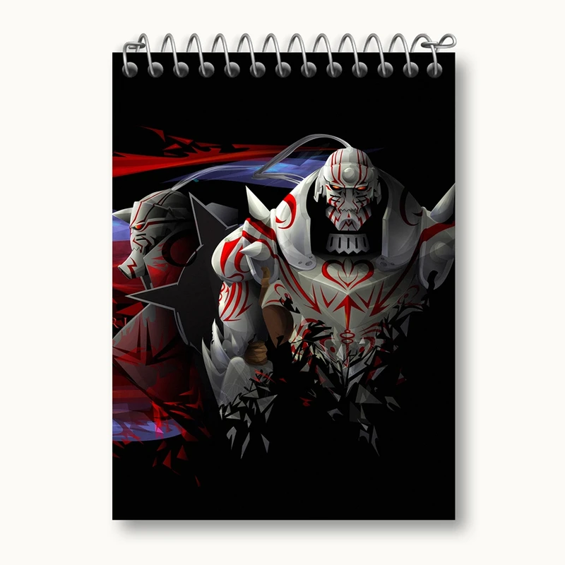 دفتر یادداشت 50 برگ خندالو مدل آلفونس الریک انیمه کیمیاگر تمام فلزی کد 12669