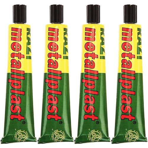 چسب آهن رازی مدل metallplast حجم 50 میلی لیتر بسته 4 عددی