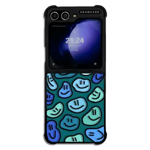 AKAM AMCWSGZFLIP5-HAPPY FACE9 Cover For Samsung Galaxy Z Flip 5