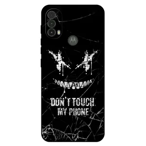 Megafone Dont touch my phone 1884 Cover For Motorola Moto E40