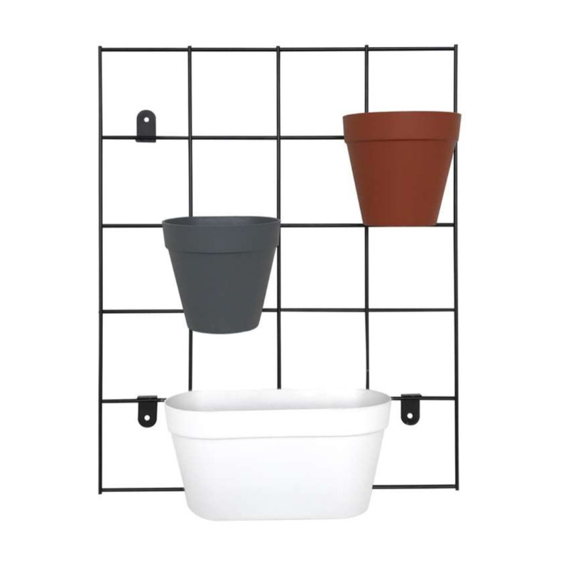 گلدان دیواری طرح دیوار سبز مجموعه 4 عددی