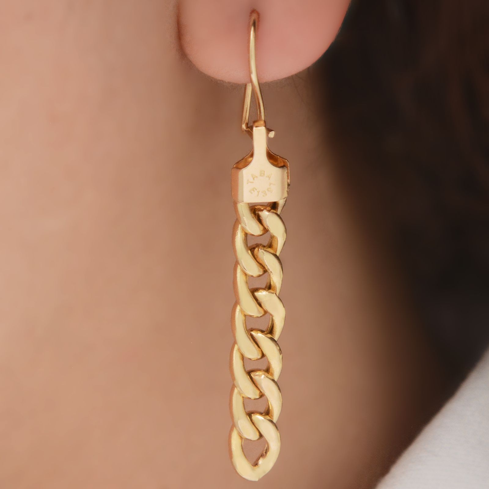 گوشواره طلا 18 عیار زنانه طلای مستجابی کد 1 -  - 4