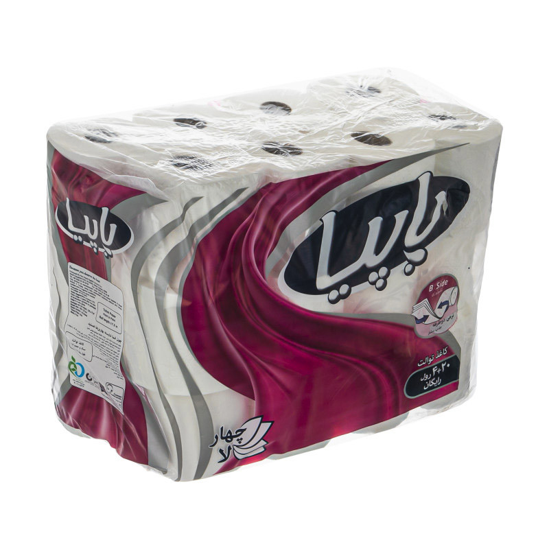 دستمال توالت پاپیا مدل Bside بسته 24 عددی