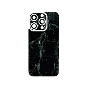 MAHOOT Graphite_Green_Marble Cover Sticker for Apple iPhone 15 Pro