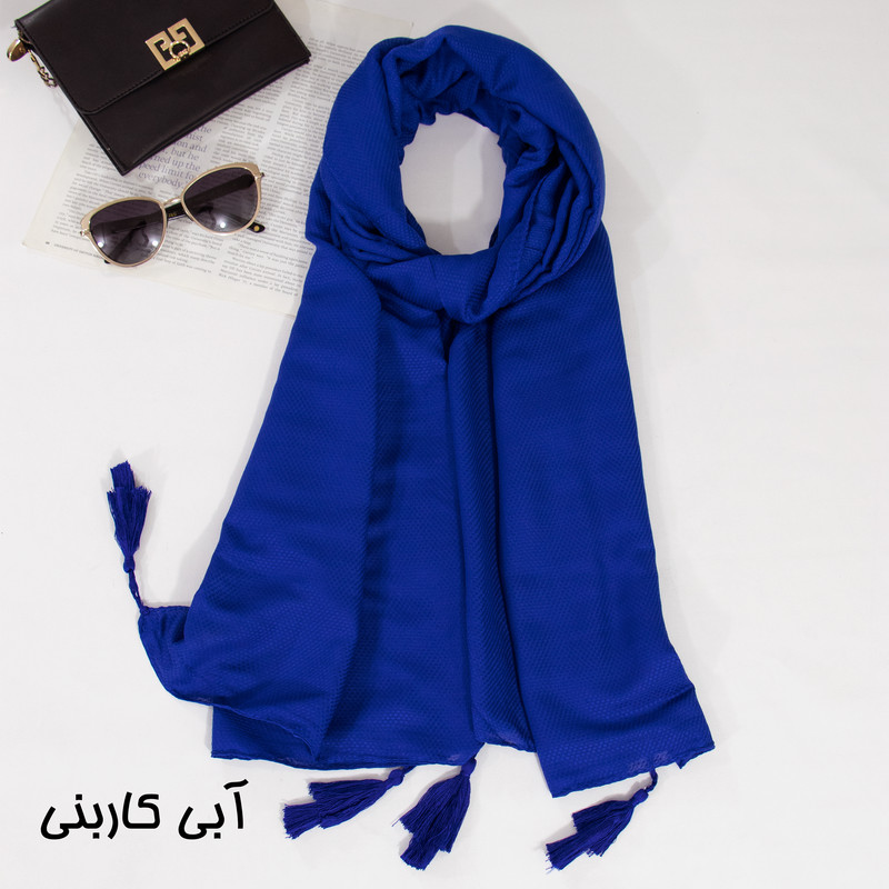 شال زنانه مدل نخی ساده منگوله دار خنک کد A-2261