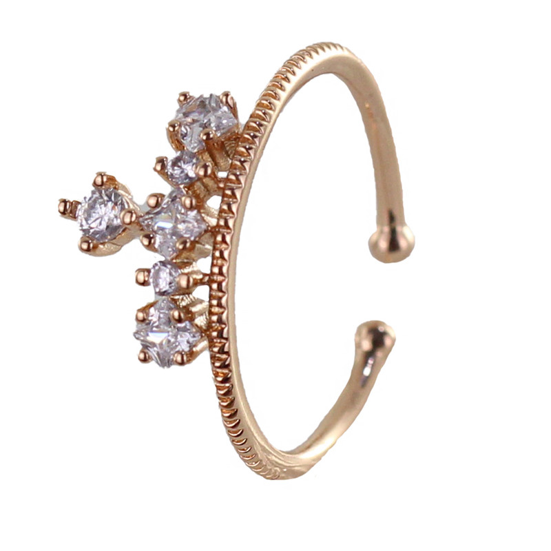 انگشتر زنانه ژوپینگ مدل تاج کد L310 انگشتر زنانه ژوپینگ مدل تاج کد L310