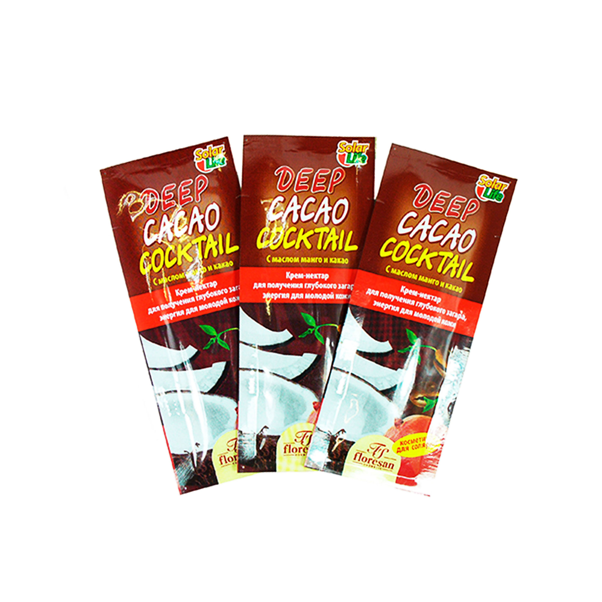 لوسیون  برنزه کننده فلورسان مدل DEEP CACAO COCKTAIL حجم 160 میلی لیتر بسته 60 عددی