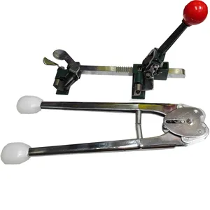 دستگاه تسمه کش کریپتون  مدل SMT-CRIPTON-PLASTIC BAND-PACKING MACHINE--09 به همراه انبر پرچ