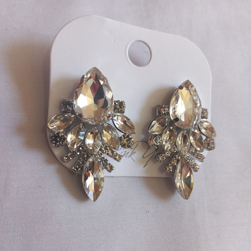 گوشواره زنانه مدل نگینی