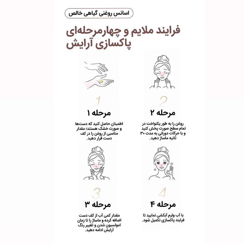روغن پاک‌کننده آرایش صورت بیکی آپ مدل مسافرتی مناسب انواع پوست حجم ۲ میلی لیتر بسته ۷ عددی