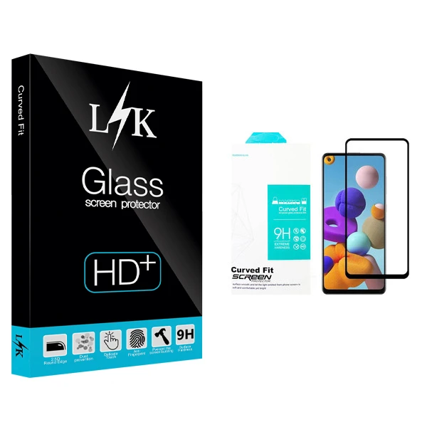 محافظ صفحه نمایش سرامیکی ال کی مدل +LITE مناسب برای گوشی موبایل سامسونگ Galaxy A21