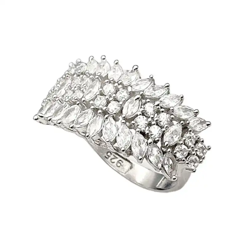 انگشتر نقره زنانه  مدل مارکیز NSH-0102