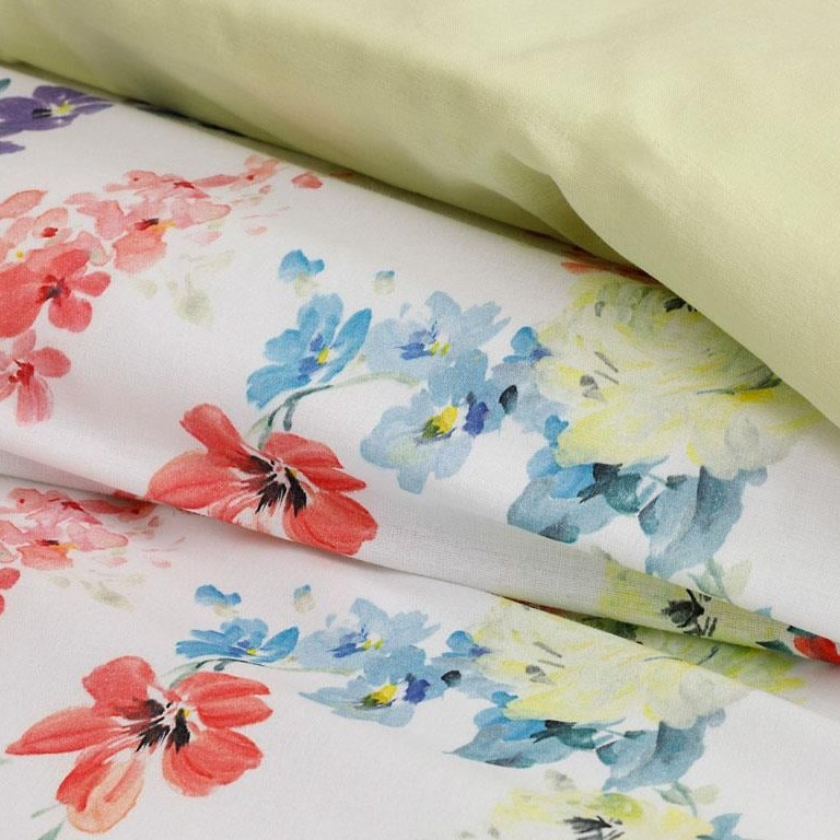 سرویس ملحفه انگلیش هوم مدل Sprig Vanity یک نفره 2 تکه