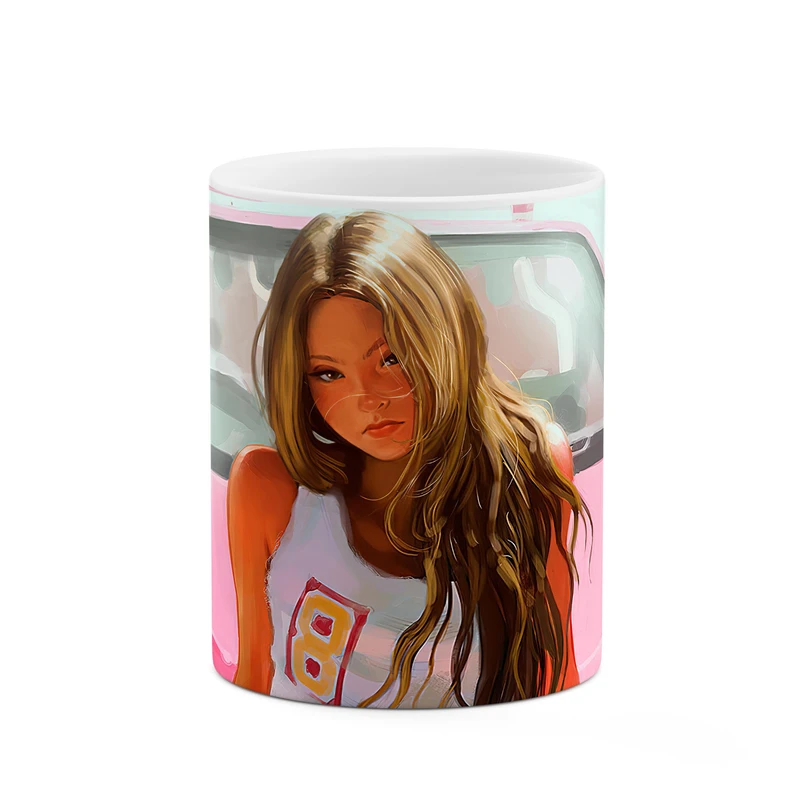 ماگ کاکتی طرح دخترونه کد mgp10630