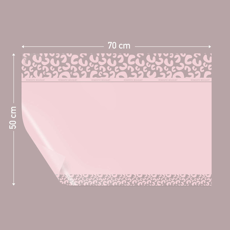 کاغذ کادو مدل 3002 طرح شفاف بسته 20 عددی سایز 50*70 سانتی متر