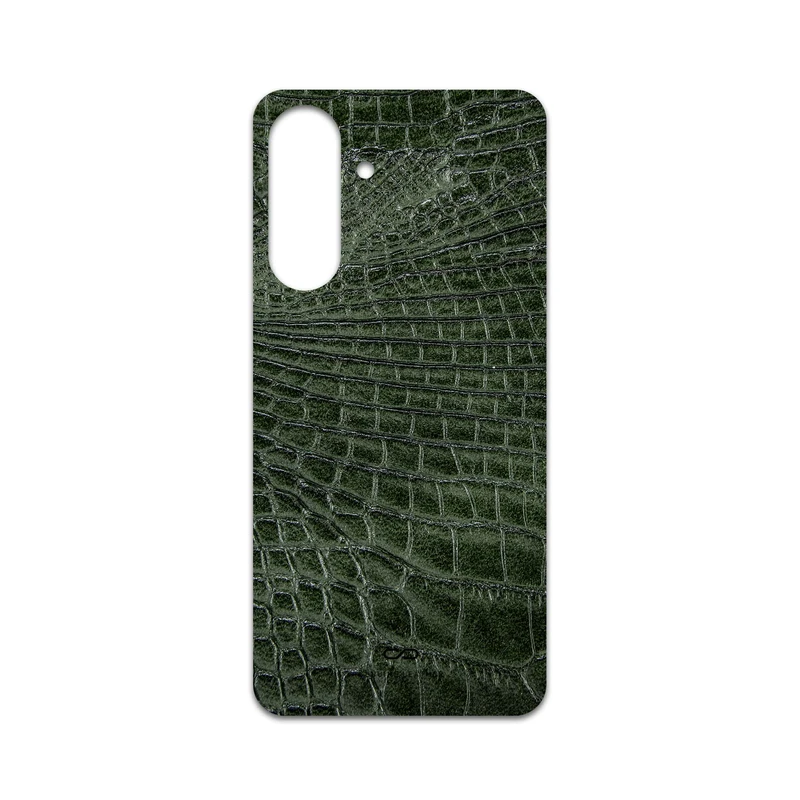 برچسب پوششی ماهوت مدل Green-Crocodile-Leather مناسب برای گوشی موبایل سامسونگ Galaxy A56