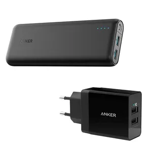پاوربانک انکر مدل A1278 با ظرفیت 20000 میلی آمپر ساعت به همراه شارژر دیواری انکر A2021
