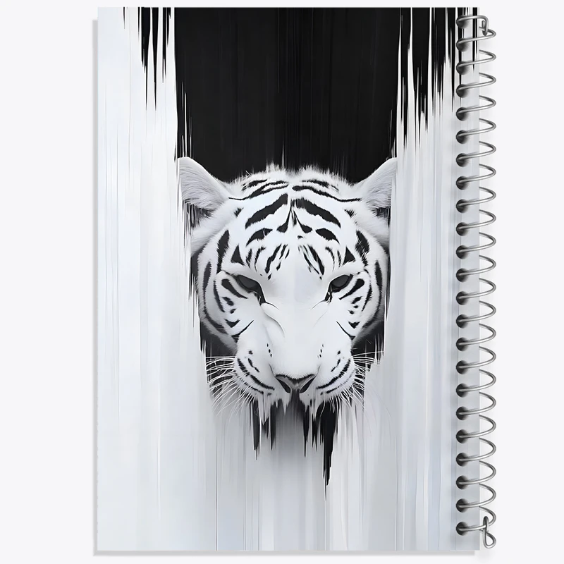 دفتر لیست خرید 50 برگ خندالو طرح ببر کد F5302