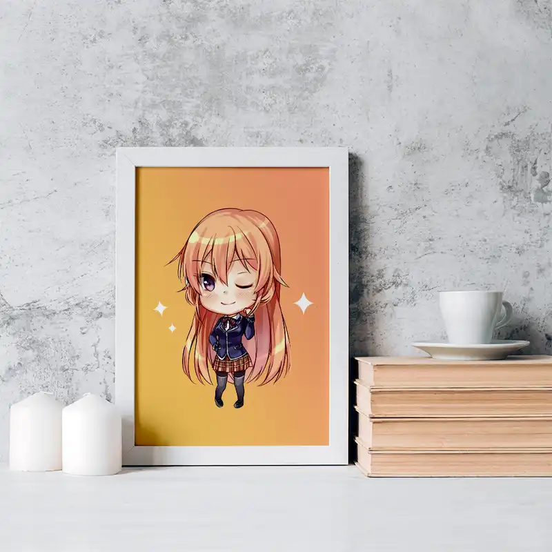 تابلو خندالو مدل ارینا انیمه جنگ غذاها کد 16974