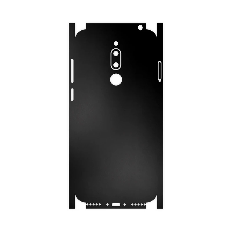 برچسب پوششی ماهوت مدل Black-Matte-FullSkin مناسب برای گوشی موبایل میزو M6T