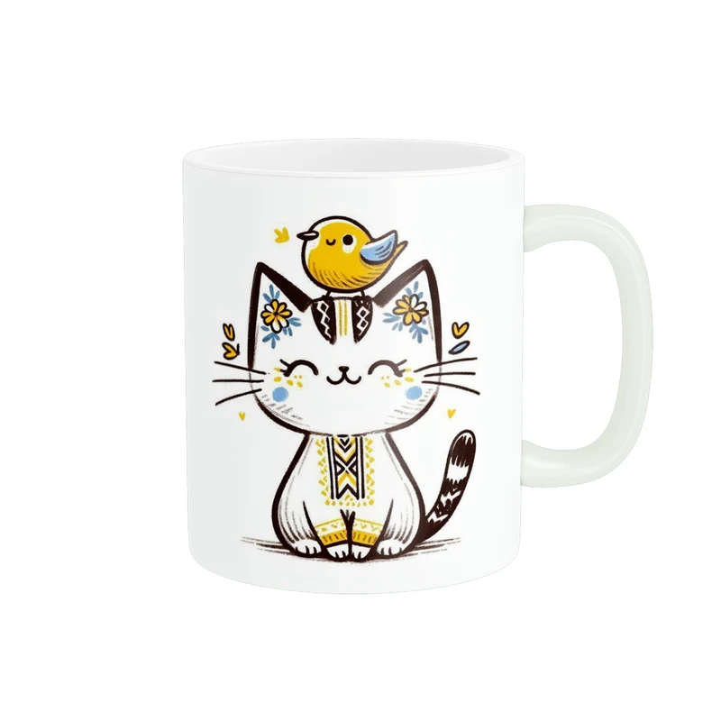 ماگ پاد آفرین طرح گربه کد 1681